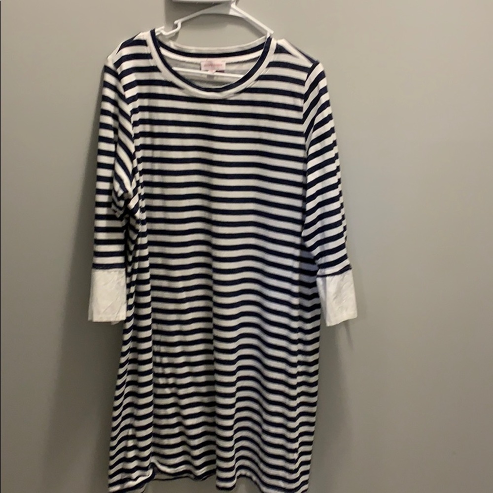 Navy & White Nautical inspired dress